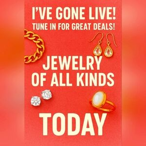 🎉 I’ve gone LIVE!  Jewelry deals are poppin’—don’t miss out! SHARE SHOW